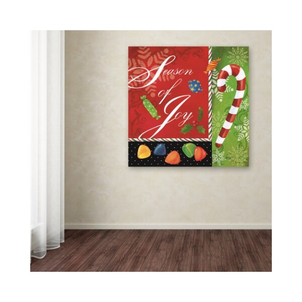 Trademark Fine Art Fiona Stokes-Gilbert 'Sweet Christmas II' Canvas Art, 35x35 - ALI13584-C3535GG
