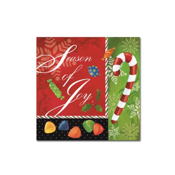 Trademark Fine Art Fiona Stokes-Gilbert 'Sweet Christmas II' Canvas Art, 35x35 - ALI13584-C3535GG