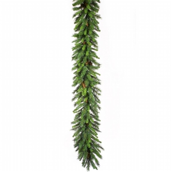 Vickerman 9 ft. X 14 in. Christmas Tree Cheyenne Garland with Cones 280T - A800916
