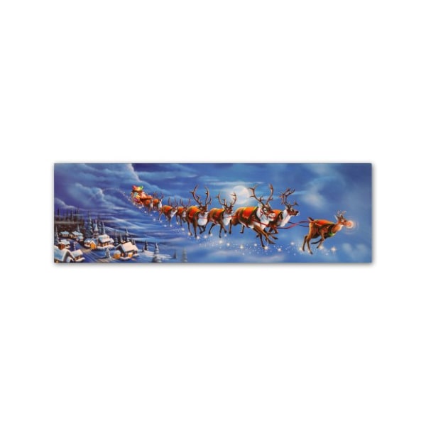 Trademark Fine Art Geno Peoples 'Twas the Night Before Christmas' Canvas Art, 6x19 - ALI19581-C619GG