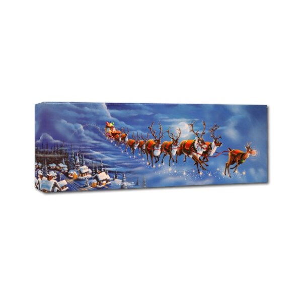 Trademark Fine Art Geno Peoples 'Twas the Night Before Christmas' Canvas Art, 6x19 - ALI19581-C619GG