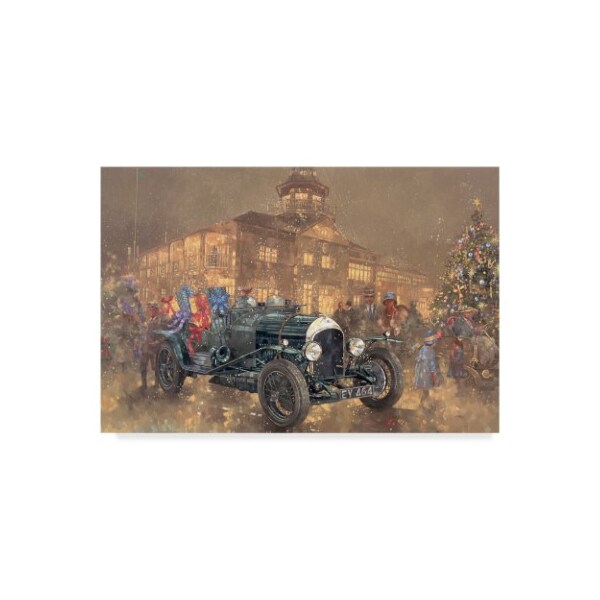 Trademark Fine Art Peter Miller 'Christmas Party at Brooklands' Canvas Art, 16x24 - BL01765-C1624GG