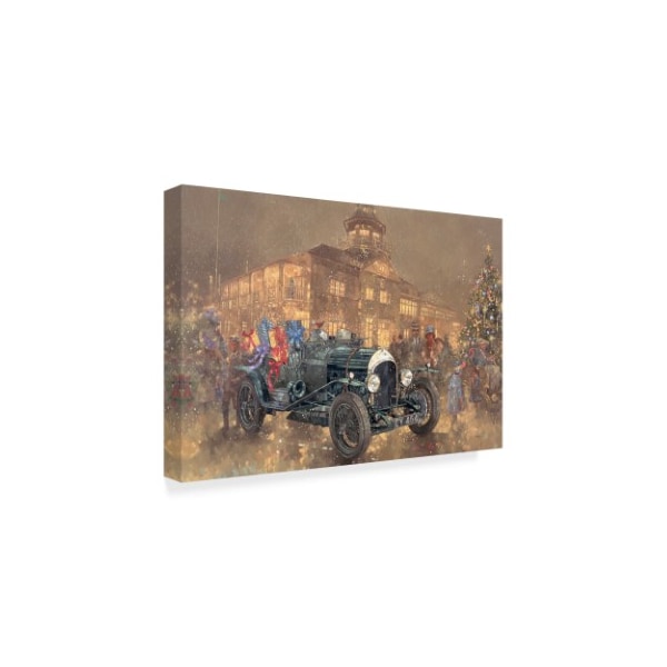 Trademark Fine Art Peter Miller 'Christmas Party at Brooklands' Canvas Art, 16x24 - BL01765-C1624GG
