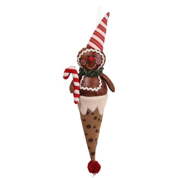 Deco4Sale Deco4Sale 45962 16 in. Gingerbread Creman Hanger; Girl - 45962