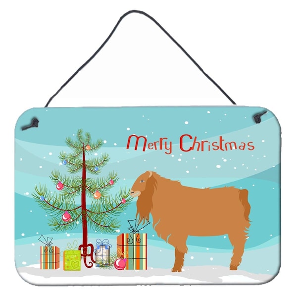Carolines Treasures American Lamancha Goat Christmas Wall or Door Hanging Prints - BB9252DS812