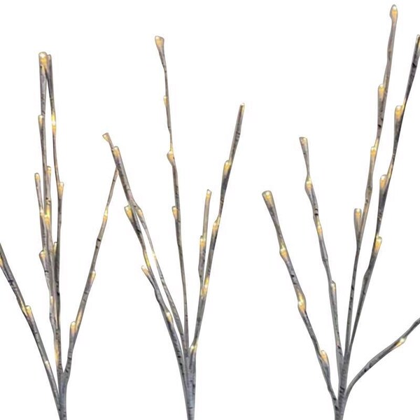Celebrations Celebrations LED Warm White Lighted Birch Twigs 32 in. Yard Decor - BOTWIG50BCHA