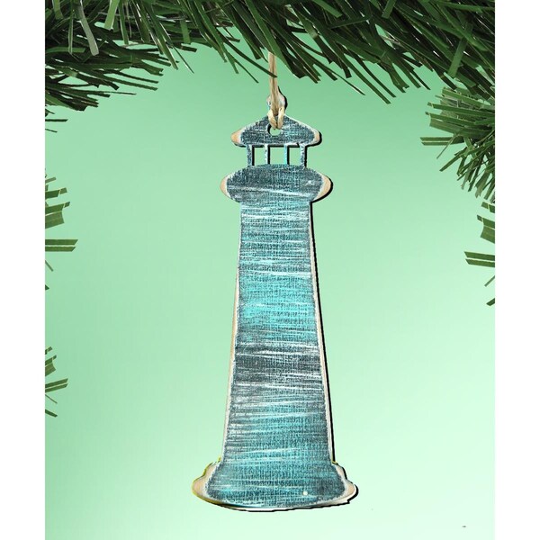 Designocracy Light House Wooden Magnet Wall Decor - 99526M