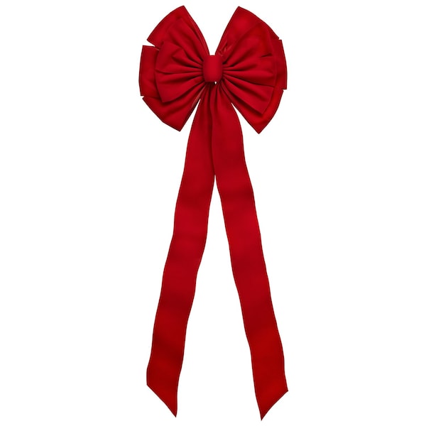 Holiday Trims Holiday Trims Red 13 Loop Christmas Bow 18 in. - 7364