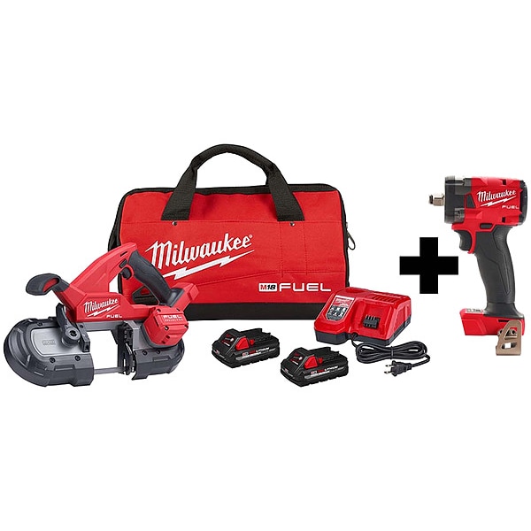 Milwaukee Tool M18 FUEL CP Band Saw, M18 FUEL 1/2 "CPIW - 2829-22, 2855-20