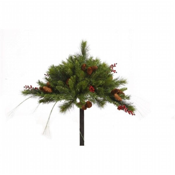 Vickerman 16 in. x33 in. Mixed Berry Cone UrnFiller 187T - G121343