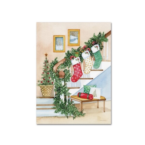 Trademark Fine Art Kathleen Parr McKenna 'Night Before Christmas II' Canvas Art, 35x47 - WAP02377-C3547GG
