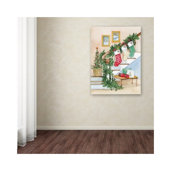 Trademark Fine Art Kathleen Parr McKenna 'Night Before Christmas II' Canvas Art, 35x47 - WAP02377-C3547GG