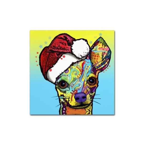 Trademark Fine Art Dean Russo 'Chihuahua Christmas' Canvas Art, 18x18 - ALI18423-C1818GG