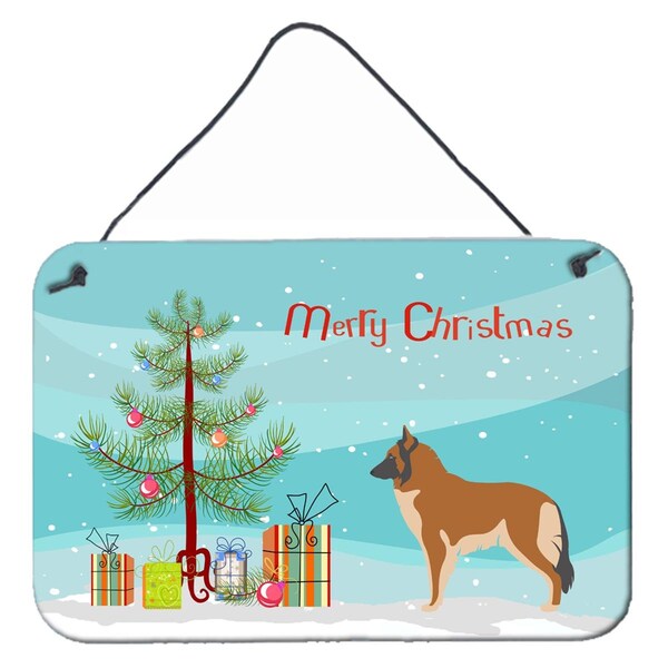 Carolines Treasures Belgian Tervuren Christmas Wall or Door Hanging Prints - BB8465DS812