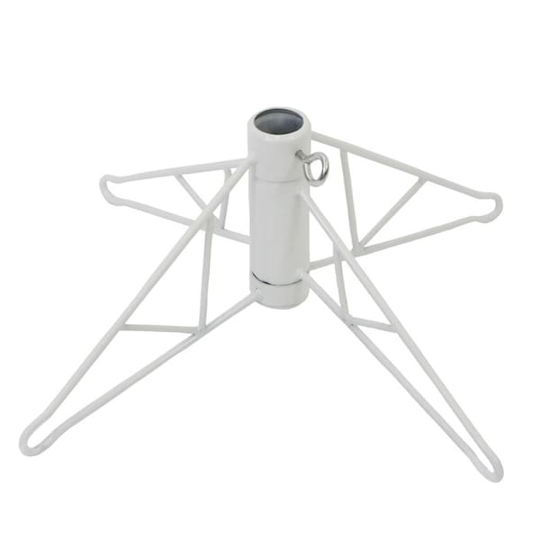 Vickerman 4-4.5 ft. White 1.25 in. Pole Tree Stand - 17 in. - A800001W