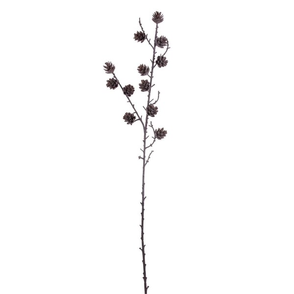 Vickerman 32 in. Frosted Mini Pinecone Spray, Brown, 2PK - FV223532
