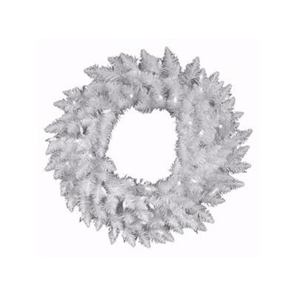 Vickerman 24 in. Sparkle White Wreath 50LED Wht - A104225LED