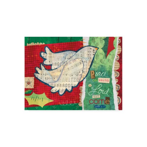 Trademark Fine Art Holli Conger 'Christmas Collage 1' Canvas Art, 18x24 - ALI47227-C1824GG