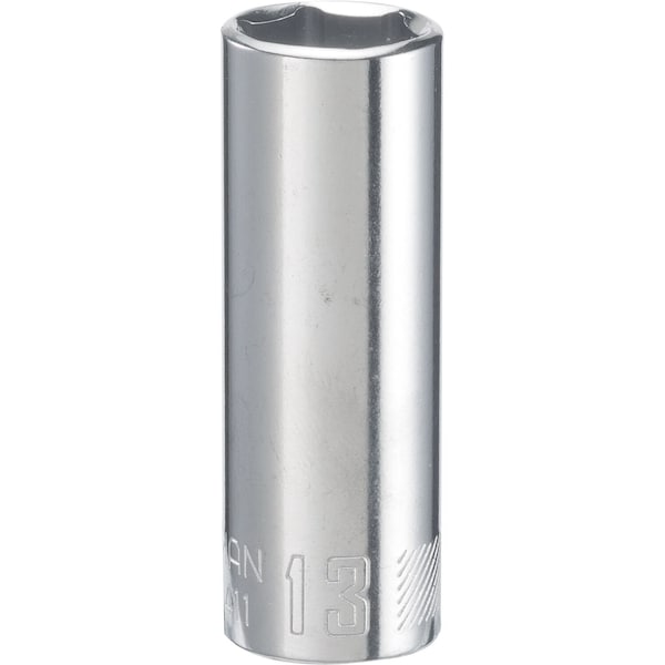Craftsman Sockets, 1/4" Drive 13mm 6 Point Deep So - CMMT44411