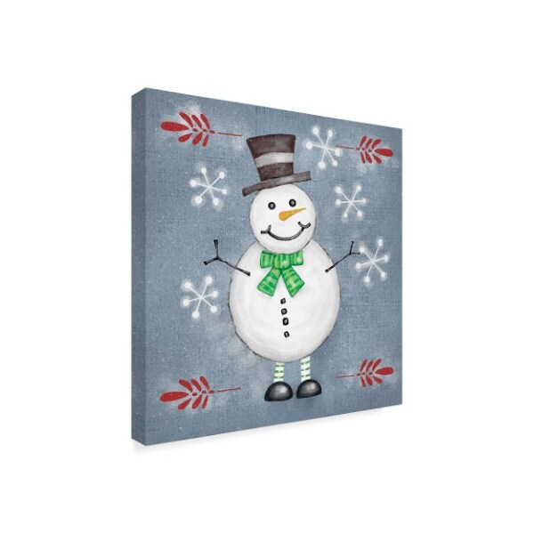 Trademark Fine Art Chariklia Zarris 'Folksy Christmas Ii' Canvas Art, 24x24 - WAG09165-C2424GG