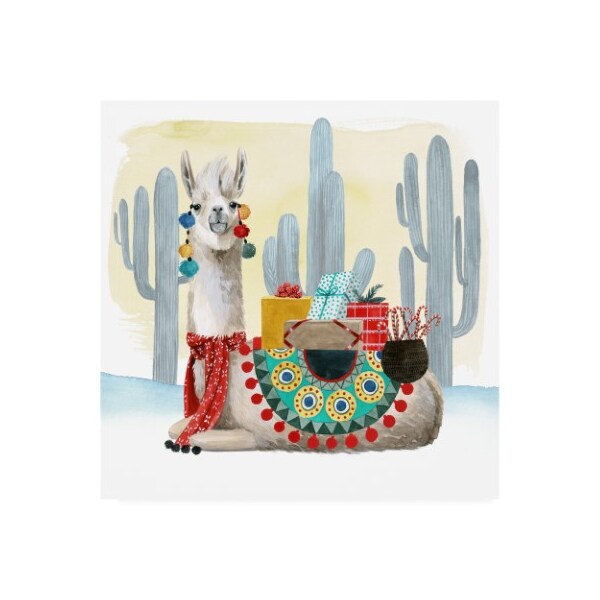Trademark Fine Art Grace Popp 'Boho Christmas I' Canvas Art, 14x14 - WAG14620-C1414GG