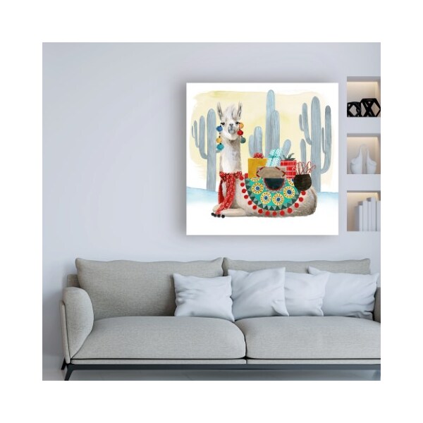 Trademark Fine Art Grace Popp 'Boho Christmas I' Canvas Art, 14x14 - WAG14620-C1414GG