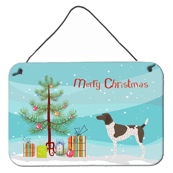 Carolines Treasures German Shorthaired Pointer Christmas Wall or Door Hanging Prints - BB8445DS812