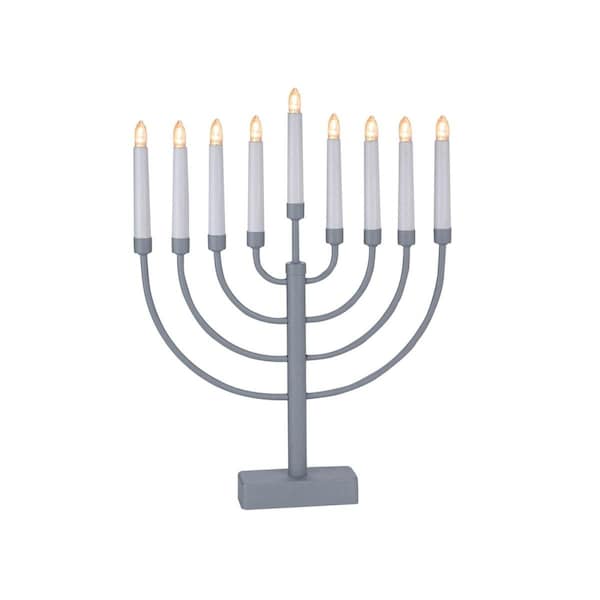 Ss Collectibles EM-661-P Menorah with Pewter Candle Holder - SS2972609