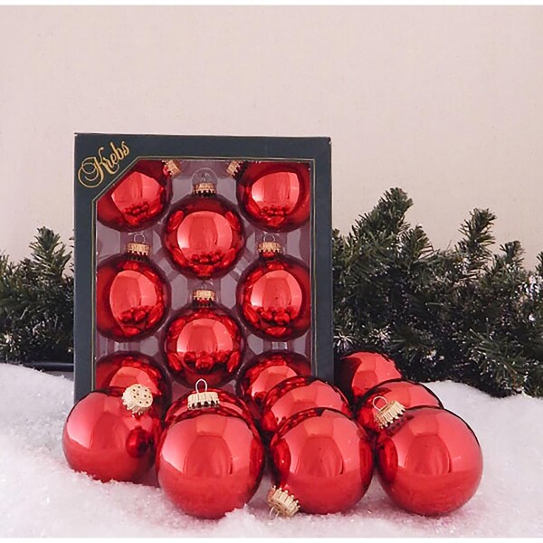 Christmas By Krebs Christmas by Krebs Christmas Red Ball Ornament - CBK70159