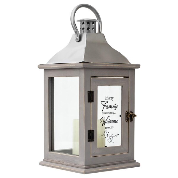 Dicksons Unisex Every Family Has A Small Lantern, Grey - One Size - LTN221GY