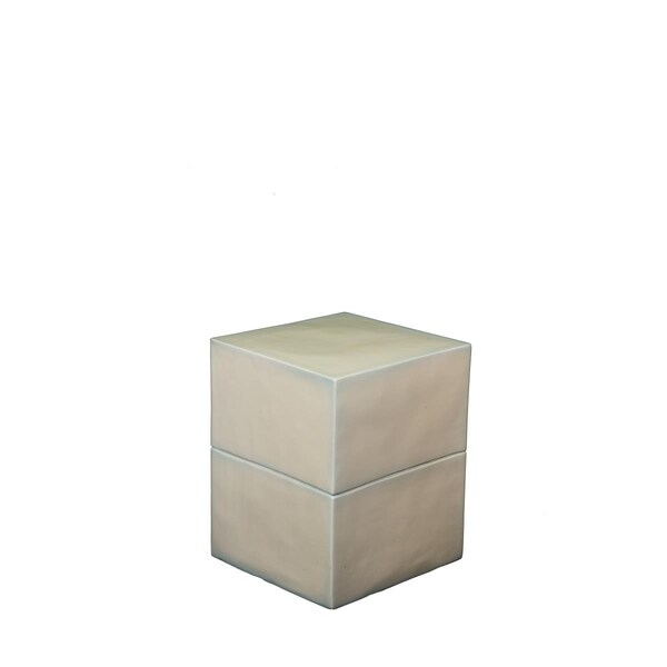Queens Of Christmas Snow Stool, White - WL-SNO-STOOL-WH
