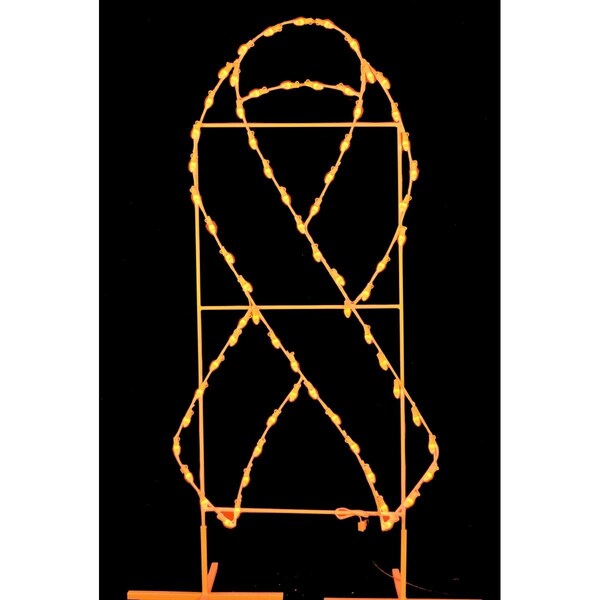 Queens Of Christmas 6 ft. Awareness Ribbons, Orange - GM-RBN-06-OR