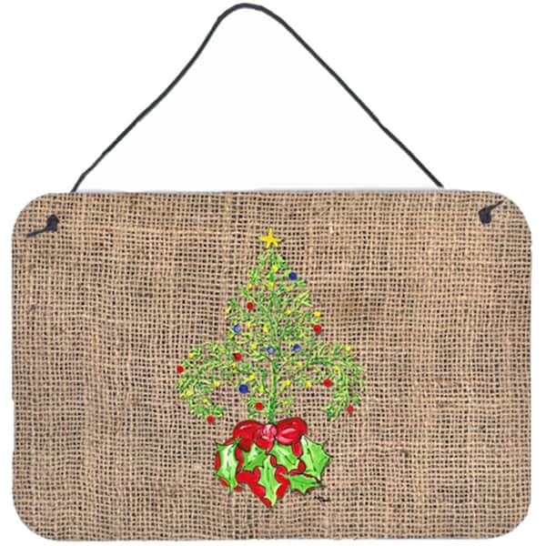 Carolines Treasures Christmas Indoor Aluminium Metal Wall Or Door Hanging Prints - 8745DS812