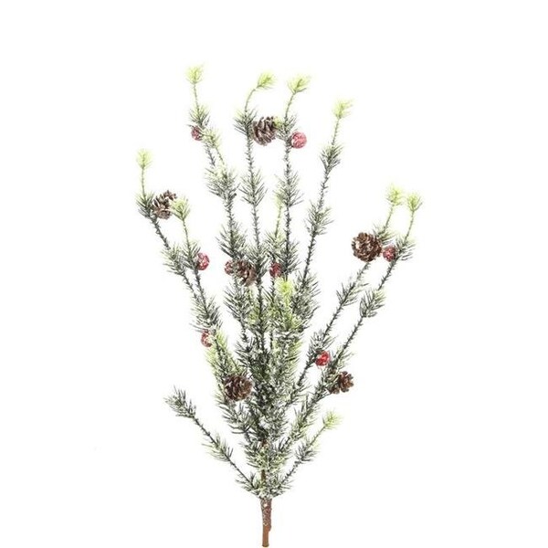 Adlmired By Nature Admired by Nature ABN4C001-NTRL-2 Seasonal Berry Pine Cone Spray - ABN4C001-NTRL-2