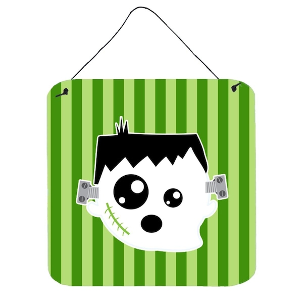 Carolines Treasures Halloween Ghost Frankenstein Wall or Door Hanging Prints - BB6958DS66