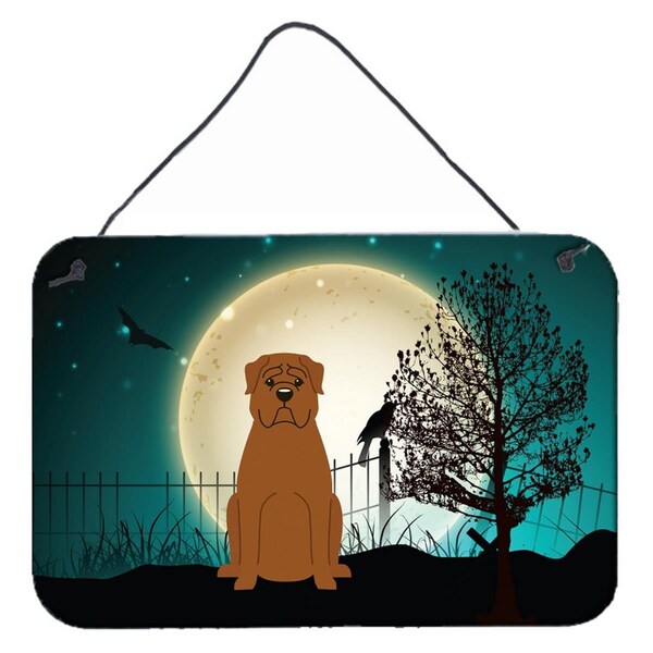 Carolines Treasures Halloween Scary Dogue De Bourdeaux Wall or Door Hanging Prints - BB2263DS812