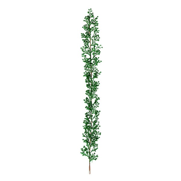 Vickerman 6 ft. Green Glitter Outdoor Berry Garland, 12PK - L180804