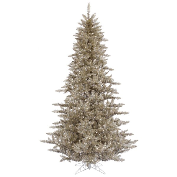 Vickerman 3 ft. x 25 in. Champagne Fir Artificial Christmas Tree Unlit with 234 Tip Count, 2PK - K166330