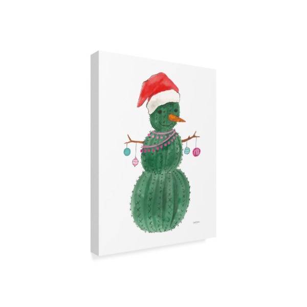 Trademark Fine Art Jenaya Jackson 'A Very Cactus Christmas I' Canvas Art, 18x24 - WAP09047-C1824GG
