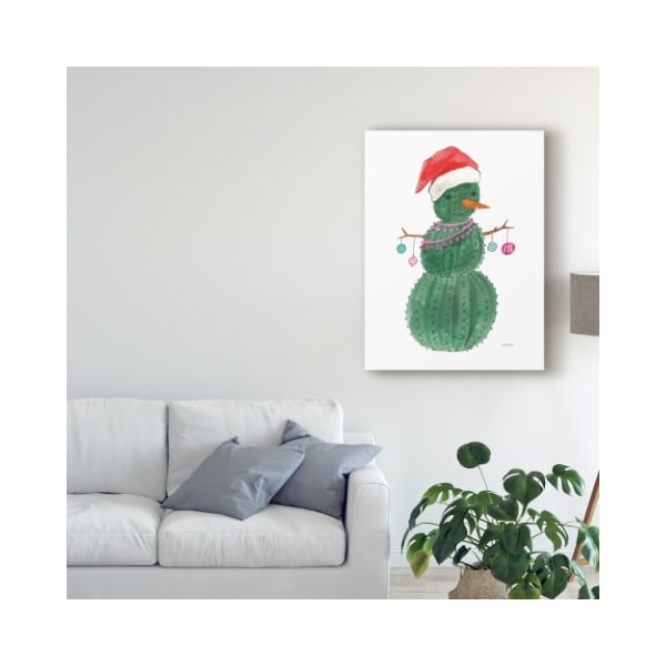 Trademark Fine Art Jenaya Jackson 'A Very Cactus Christmas I' Canvas Art, 18x24 - WAP09047-C1824GG