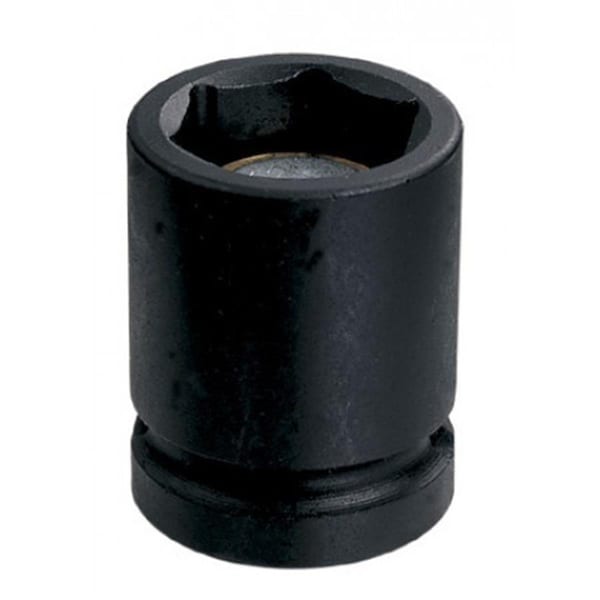 Eagle Tool Us Grey Pneumatic 0.38 in. Drive x 0.38 in. Magnetic Standard Socket - GY1012RG