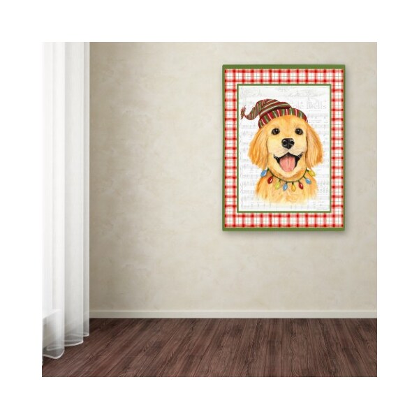 Trademark Fine Art Jean Plout 'Christmas Song Dogs 6' Canvas Art, 14x19 - ALI17409-C1419GG