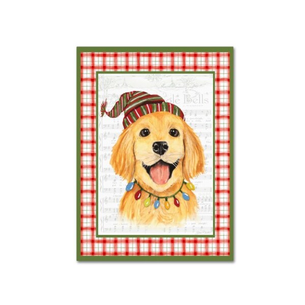 Trademark Fine Art Jean Plout 'Christmas Song Dogs 6' Canvas Art, 14x19 - ALI17409-C1419GG