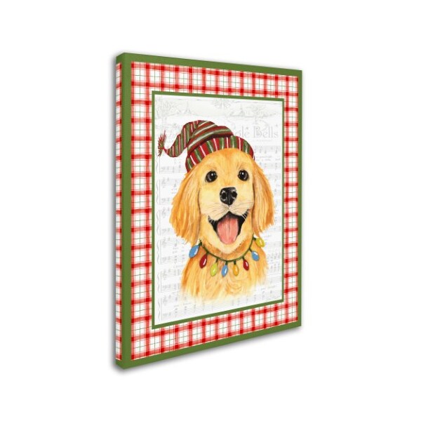 Trademark Fine Art Jean Plout 'Christmas Song Dogs 6' Canvas Art, 14x19 - ALI17409-C1419GG