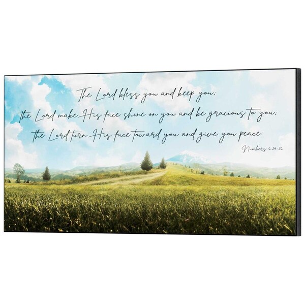 Dicksons Unisex The Lord Bless You & Keep You Wall Plaque, Multi Color - One Size - PLK2010-951