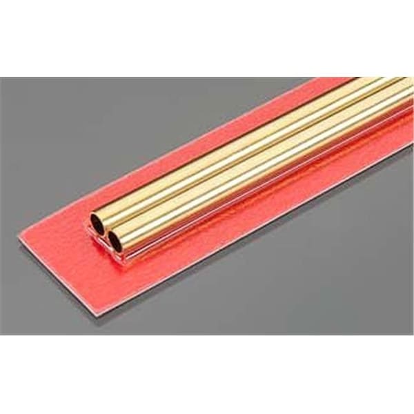 K&S Engineering K&S Engineering K-S9824 6 x 0.45 mm Round Brass Tube - K+S9824