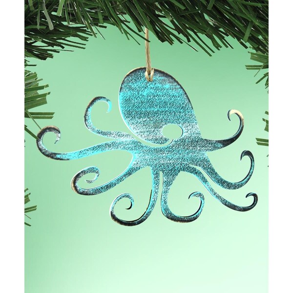 Instrumento Octopus Wooden Ornament - IN3491181