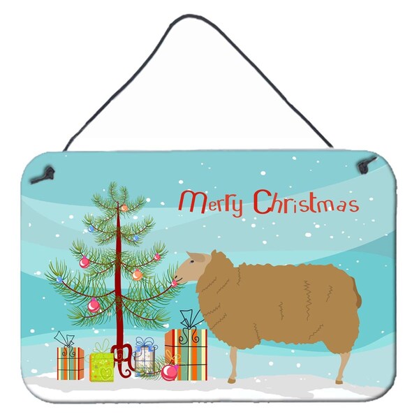 Carolines Treasures East Friesian Sheep Christmas Wall or Door Hanging Prints - BB9344DS812