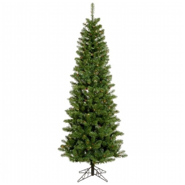 Vickerman 4.5 ft. x 24 in. Salem Pencil Pine 90LED WmWht - A103046LED