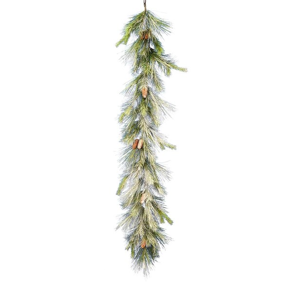 Vickerman 6 ft. x 15 in. Frosted Myers Pine Garland, 10PK - D182115